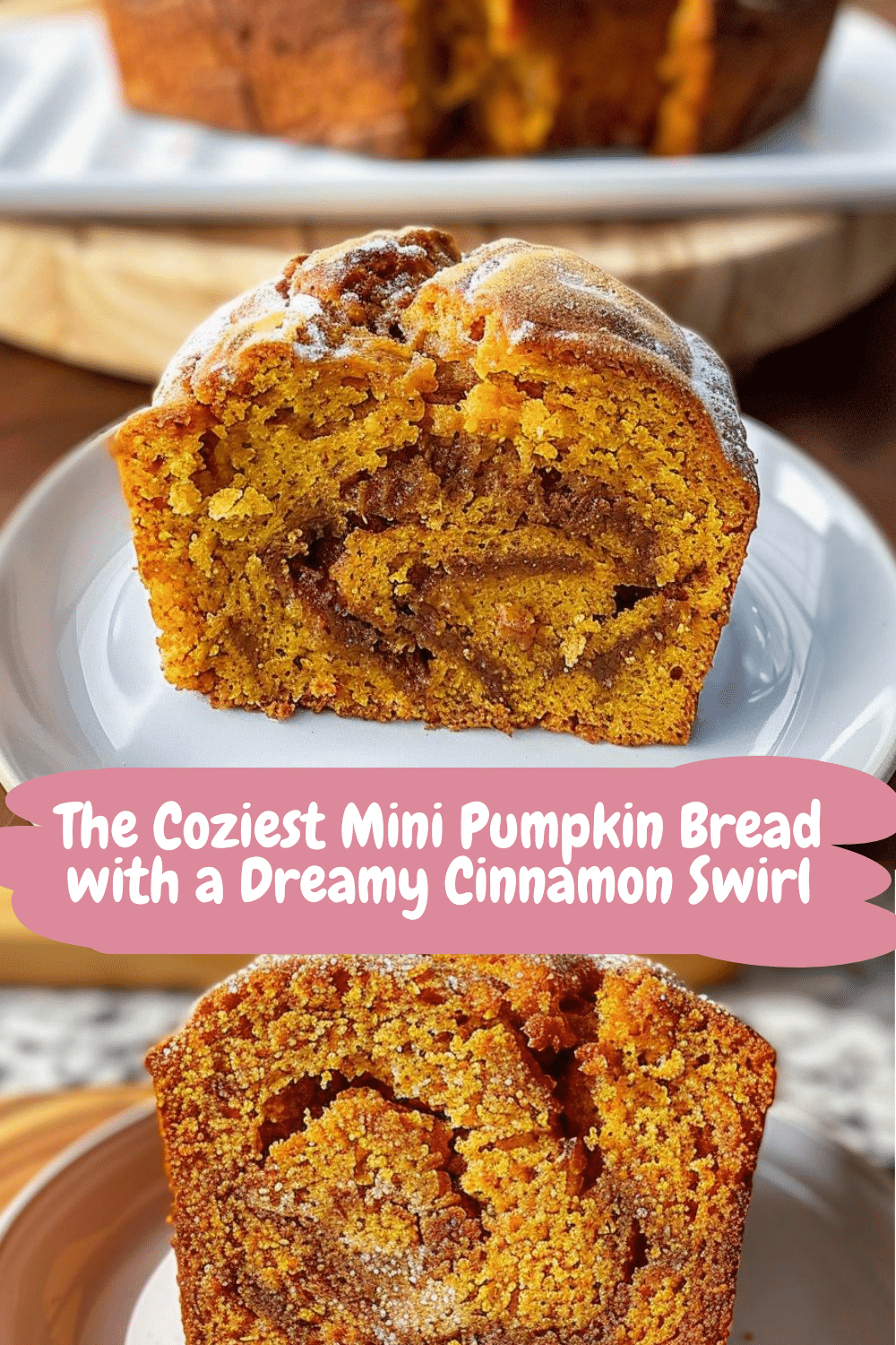 Pumpkin Bread Ingredients Display Ingredients for Mini Pumpkin Bread with Cinnamon Swirl