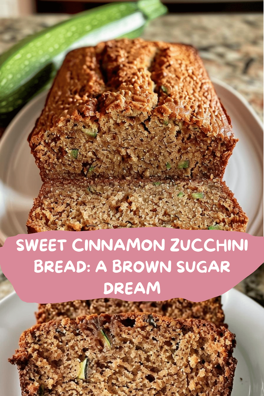 Moist Zucchini Bread Recipe Moist Sweet Cinnamon Zucchini Bread Featuring Brown Sugar
