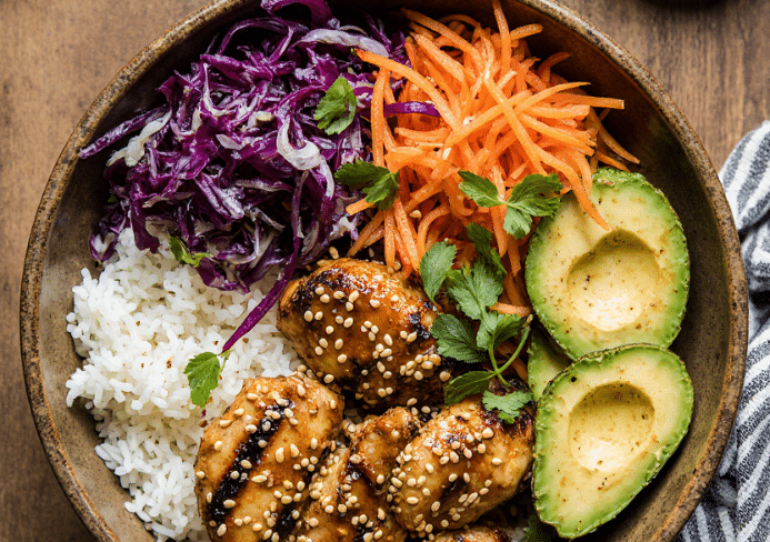 bang bang chicken bowl