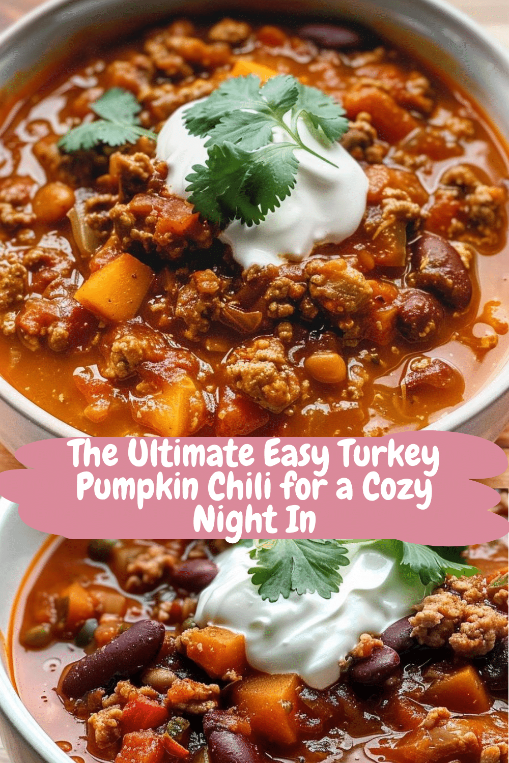 Slow Cooker Turkey Pumpkin Chili Cooking Easy Turkey Pumpkin Chili in a slow cooker
