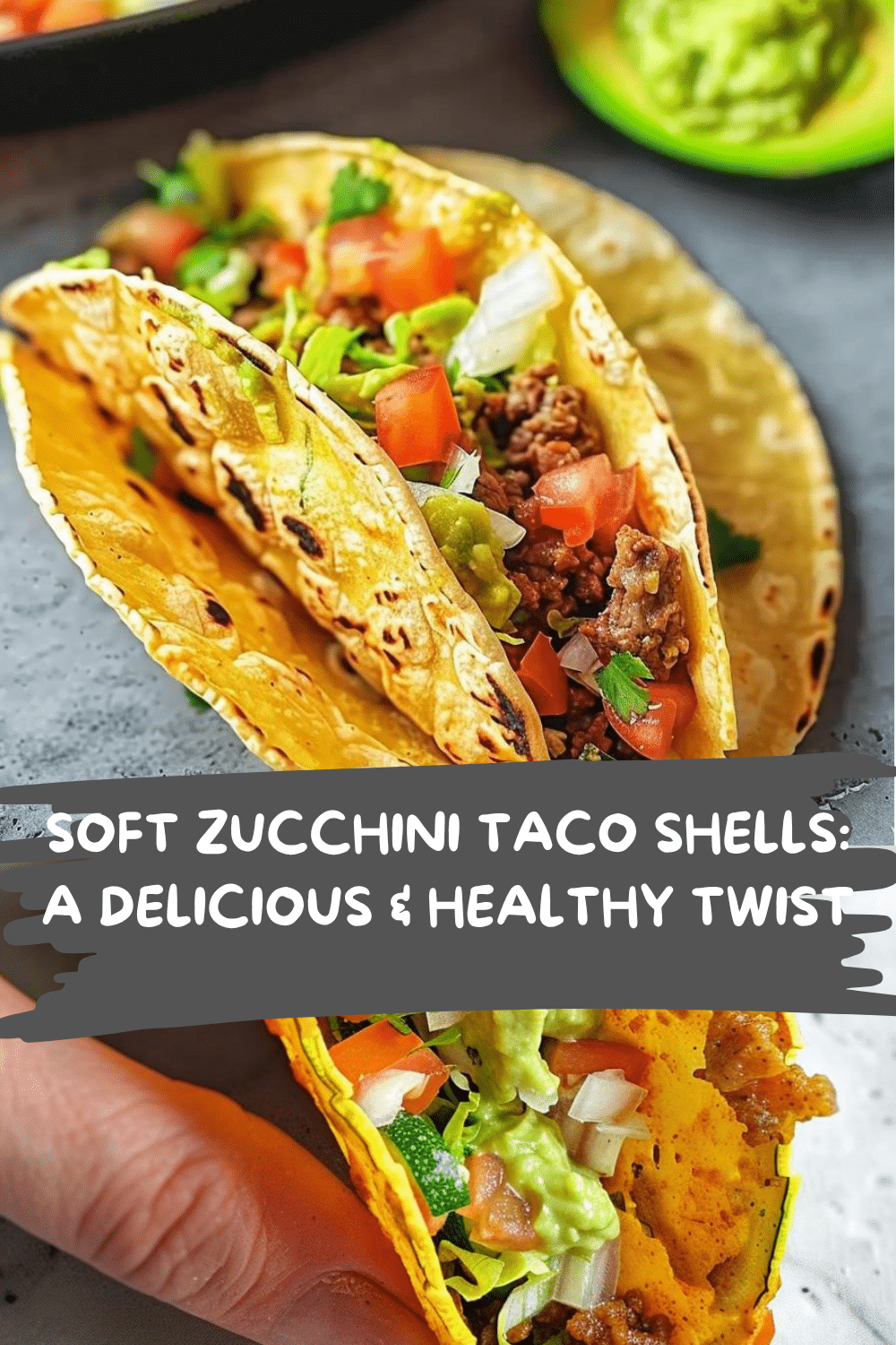 Serving Zucchini Tortillas Delicious Soft Zucchini Taco Shells Served