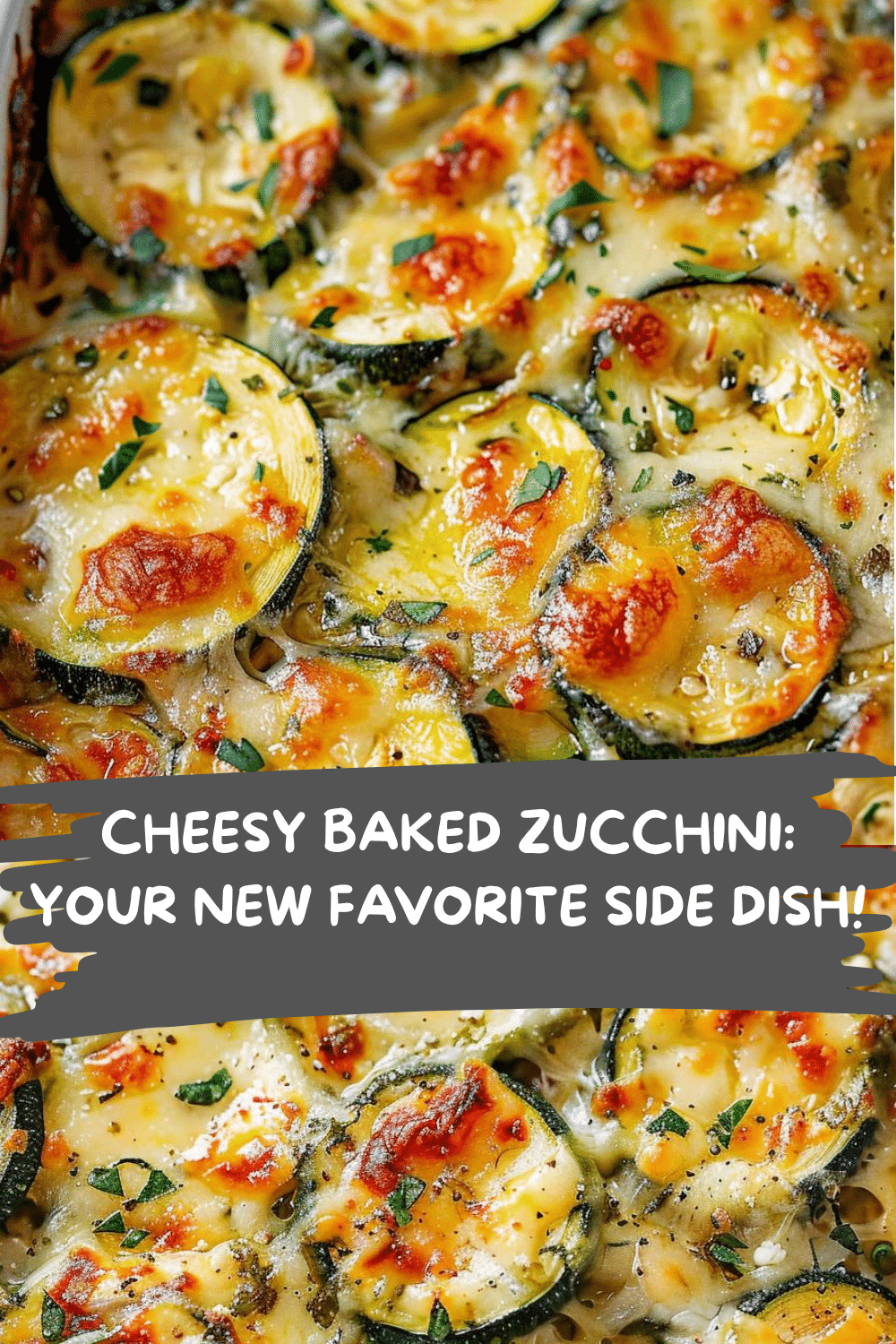 Parmesan Topped Zucchini Bake Cheesy Baked Zucchini with Melted Parmesan