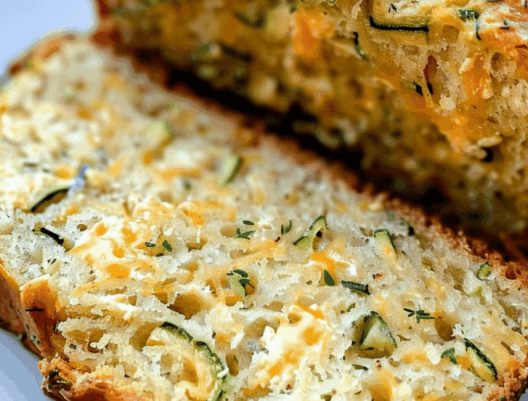 Zucchini Cheddar Herb Beer Bread