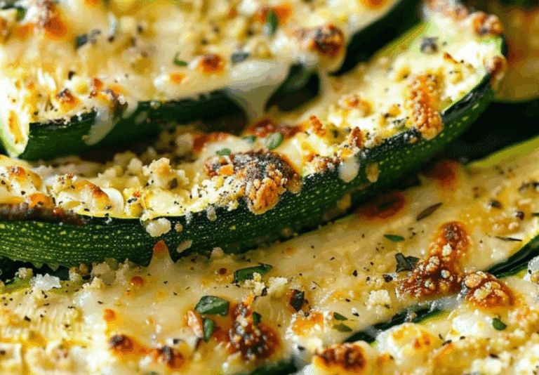 Quick & EASY Roasted Parmesan Zucchini