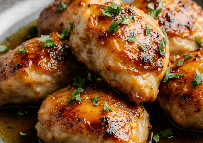 honey garlic chicken thighs