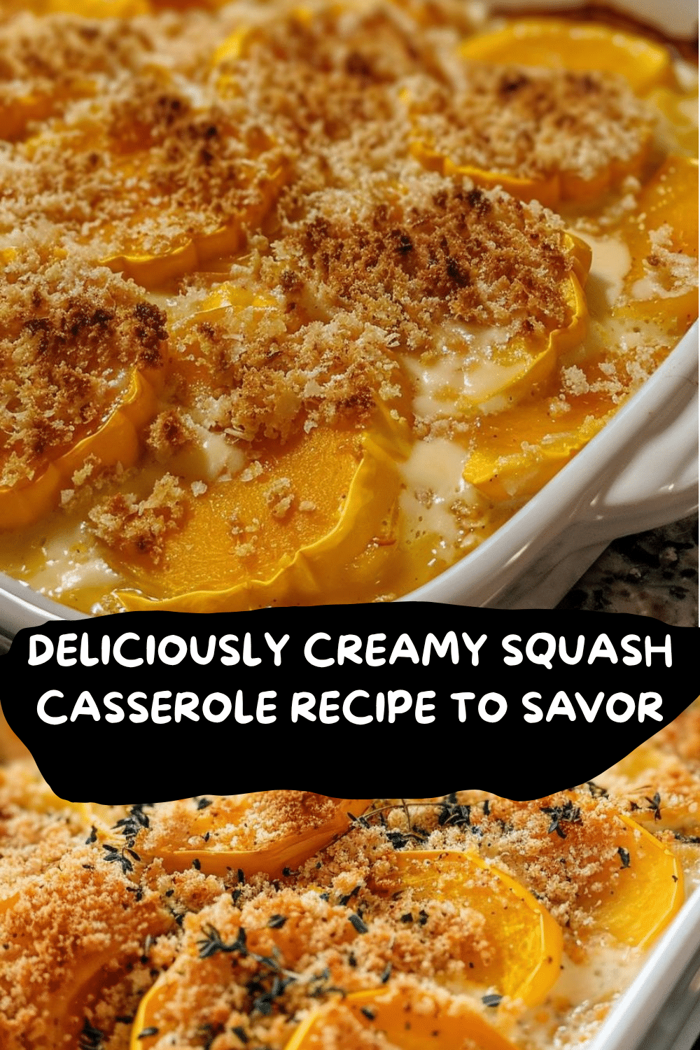 Zucchini and Squash Casserole Treat Creamy Zucchini and Yellow Squash Casserole