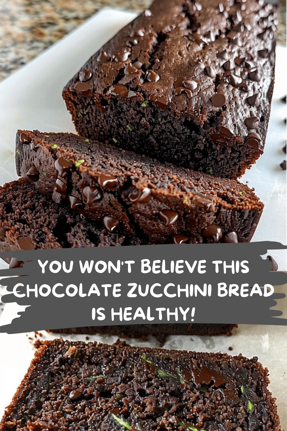 Homemade Zucchini Chocolate Cake Homemade chocolate cake with shredded zucchini