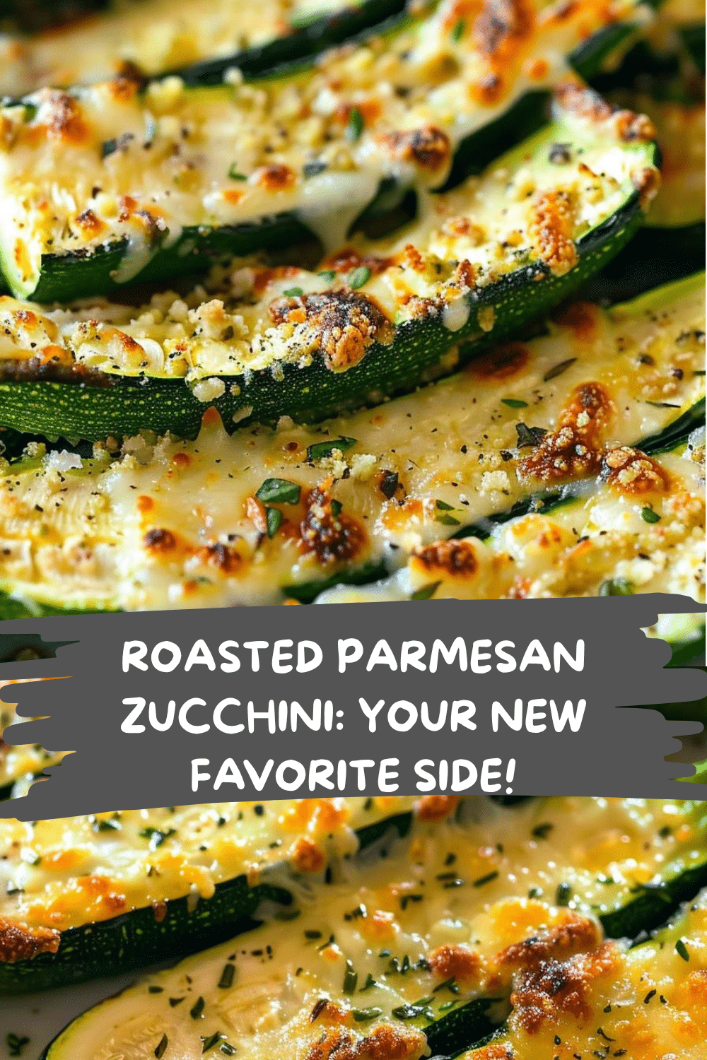 Effortless Parmesan-Zucchini Dish Hassle-Free Roasted Zucchini Topped with Parmesan Cheese