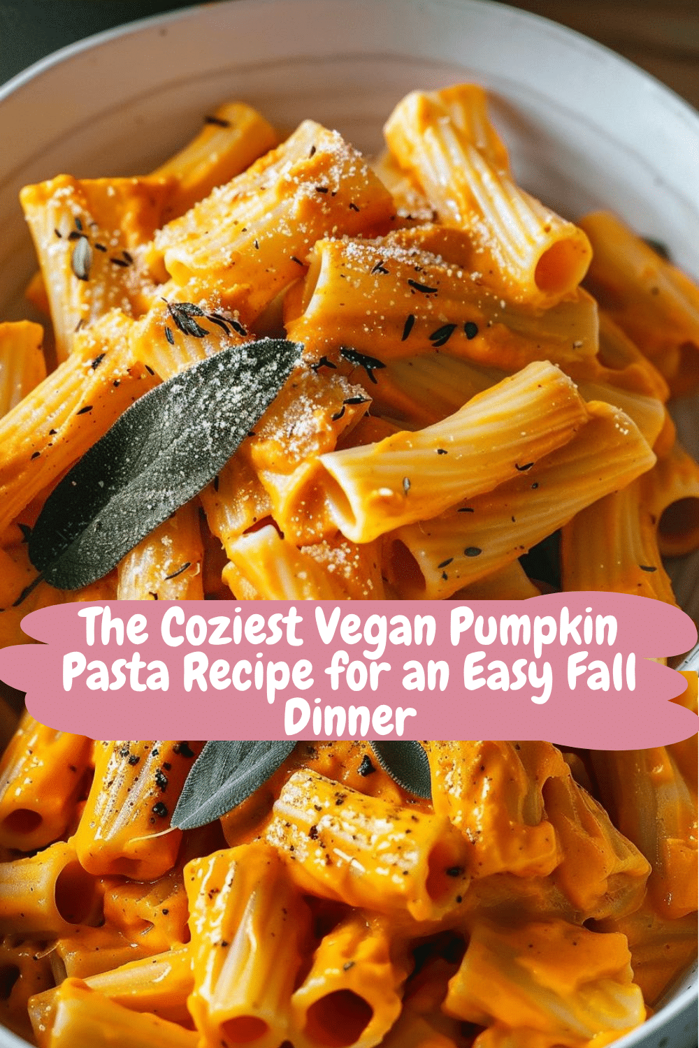 Effortless Vegan Pumpkin Pasta Effortless pumpkin pasta recipe for an easy vegan meal