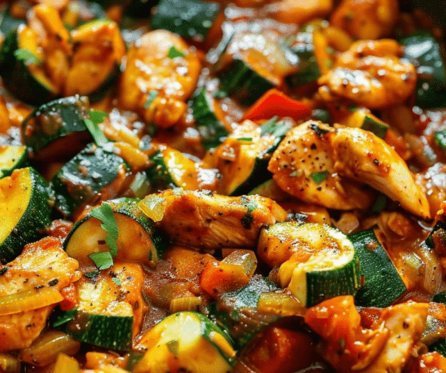Tex Mex Chicken and Zucchini