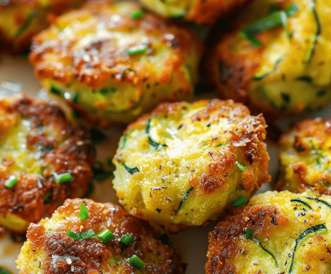Italian-inspired Zucchini Garlic Bites