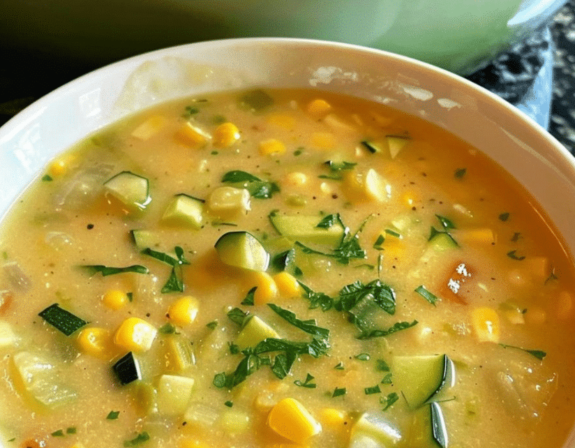 Summer Corn and Zucchini Chowder