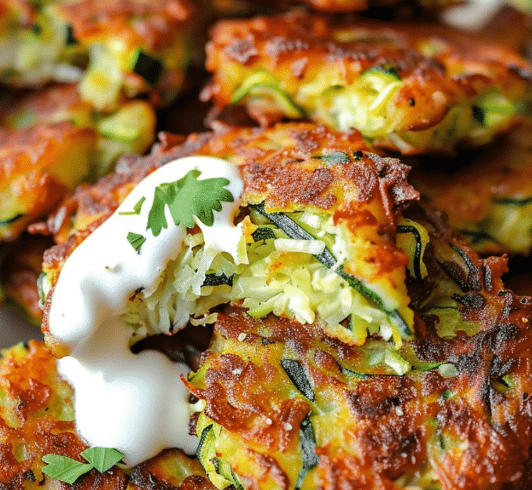 Easy Crispy Zucchini Fritters Recipe