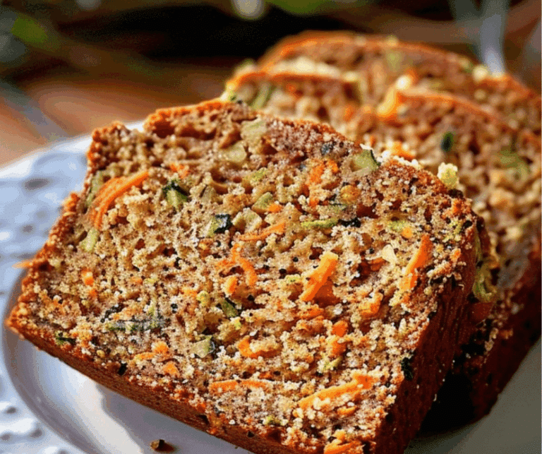 Spiced Zucchini Carrot Bread