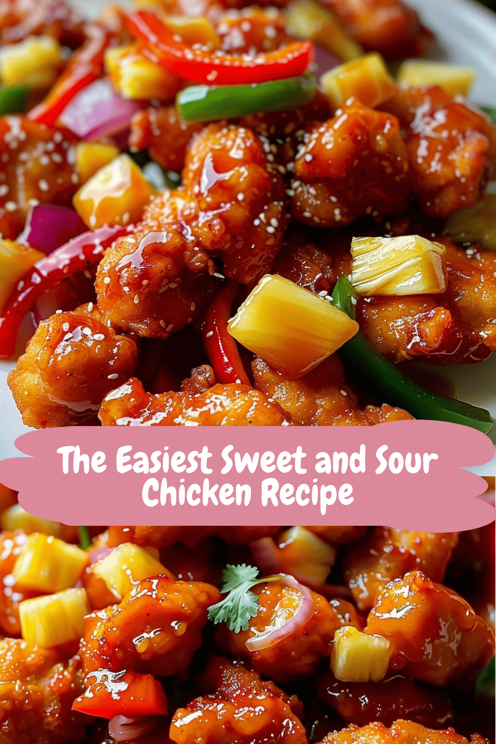 One-Pan Sweet Sour Delight Effortless sweet and sour chicken prepared in one pan