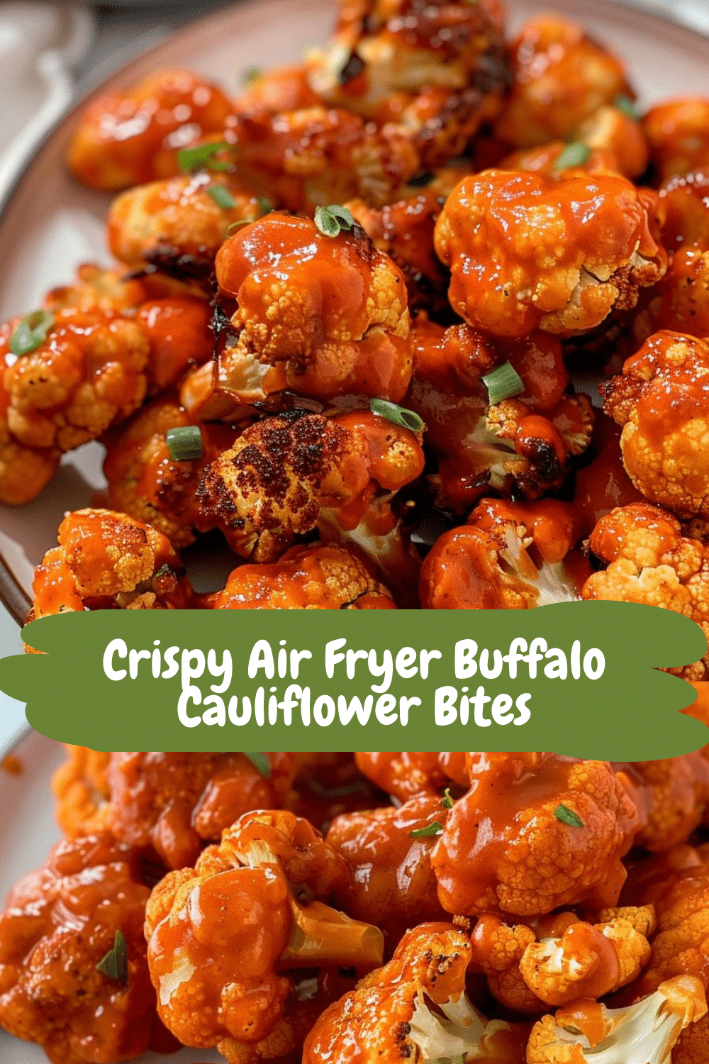 Healthy Game Day Air-Fried Cauliflower Healthy air-fried Buffalo cauliflower for game day