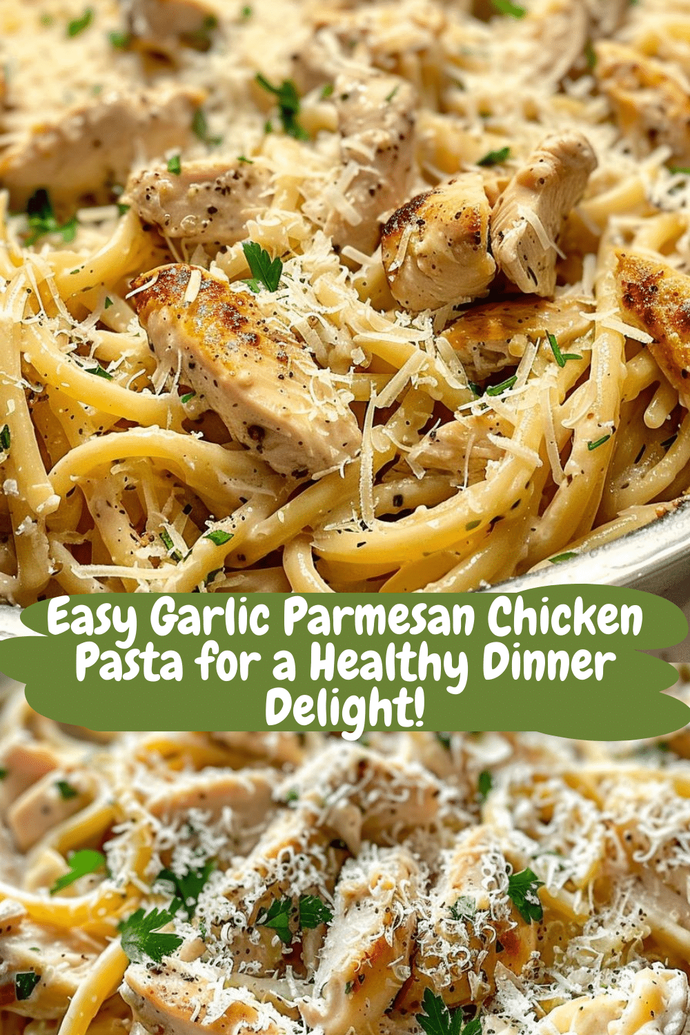 Healthy Garlic Parmesan Spinach Pasta Flavorful Easy Chicken Pasta Recipe with Garlic, Parmesan, and Spinach