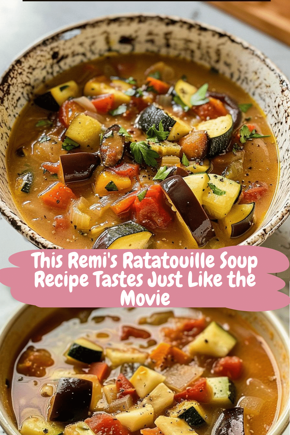 Hearty Vegan Soup Bowl Hearty Vegan Remy's Ratatouille Soup Bowl