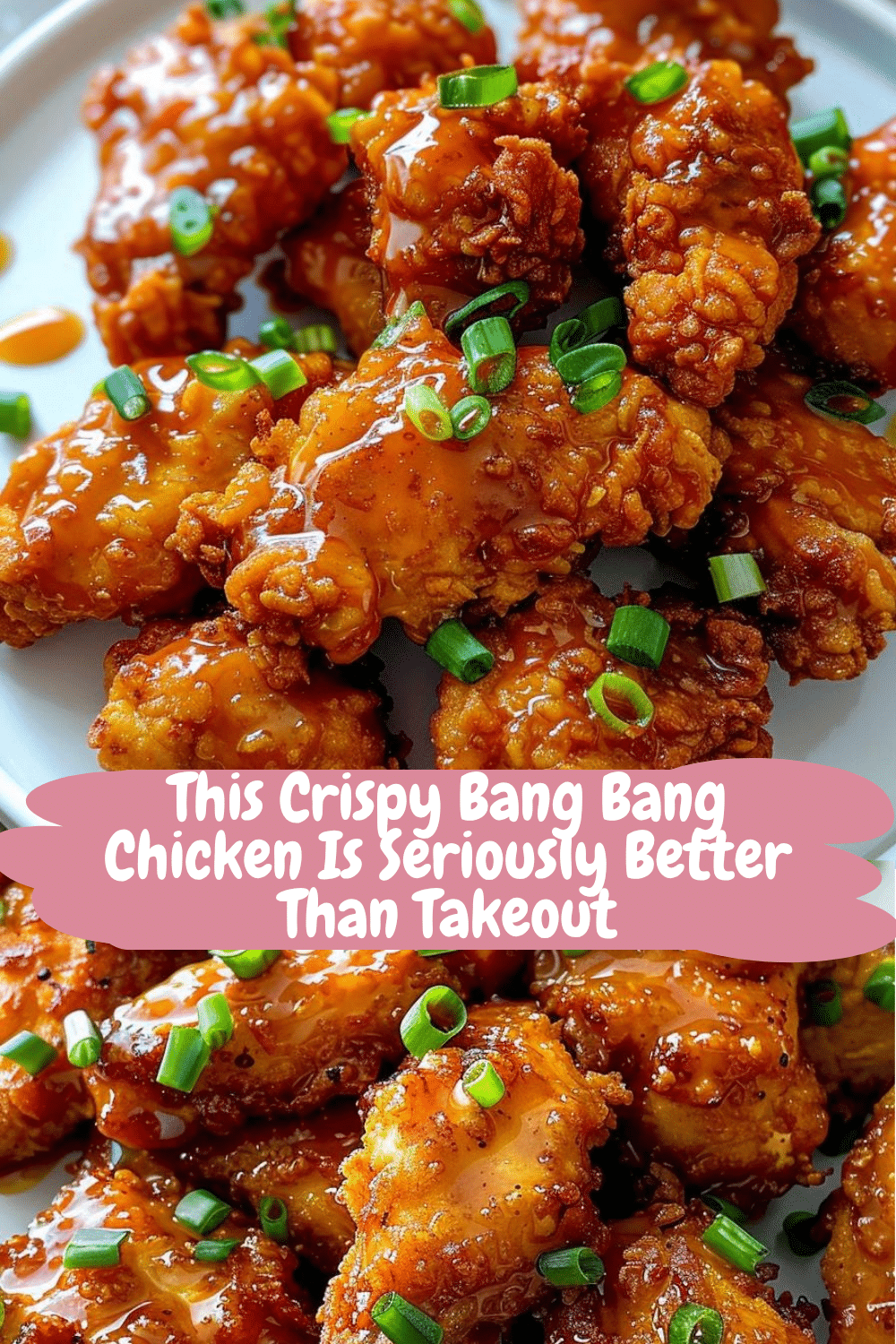 Crispy Chicken with Bang Bang Sauce Crispy Bang Bang Chicken Served with Rice and Sauce