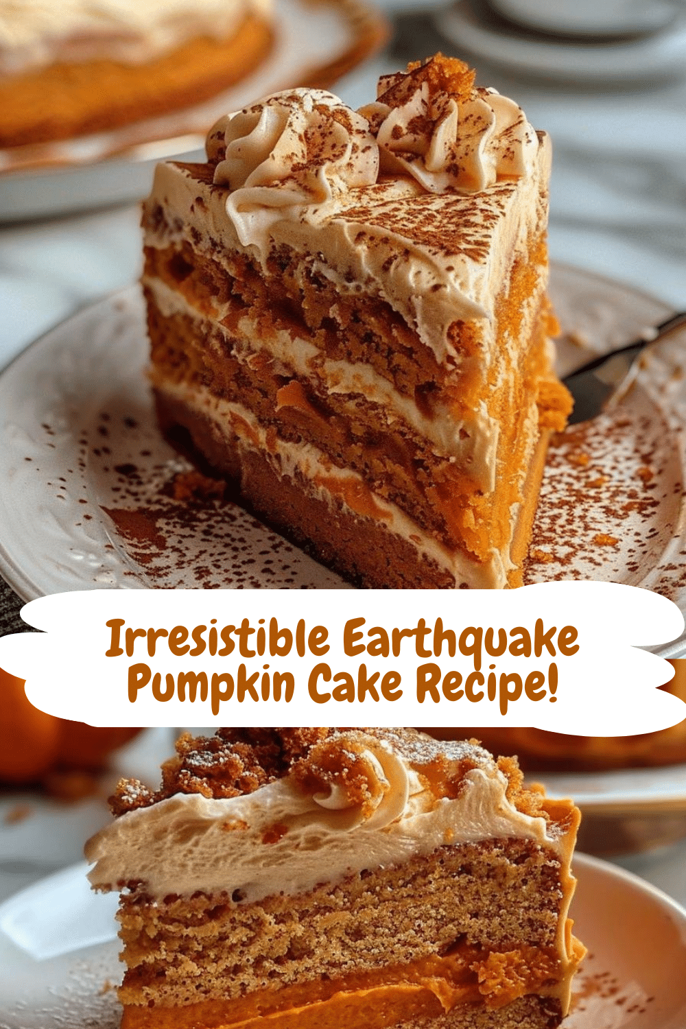 Delight in Earthquake Pumpkin Cake Moist Earthquake Pumpkin Cake Recipe with Streusel Topping