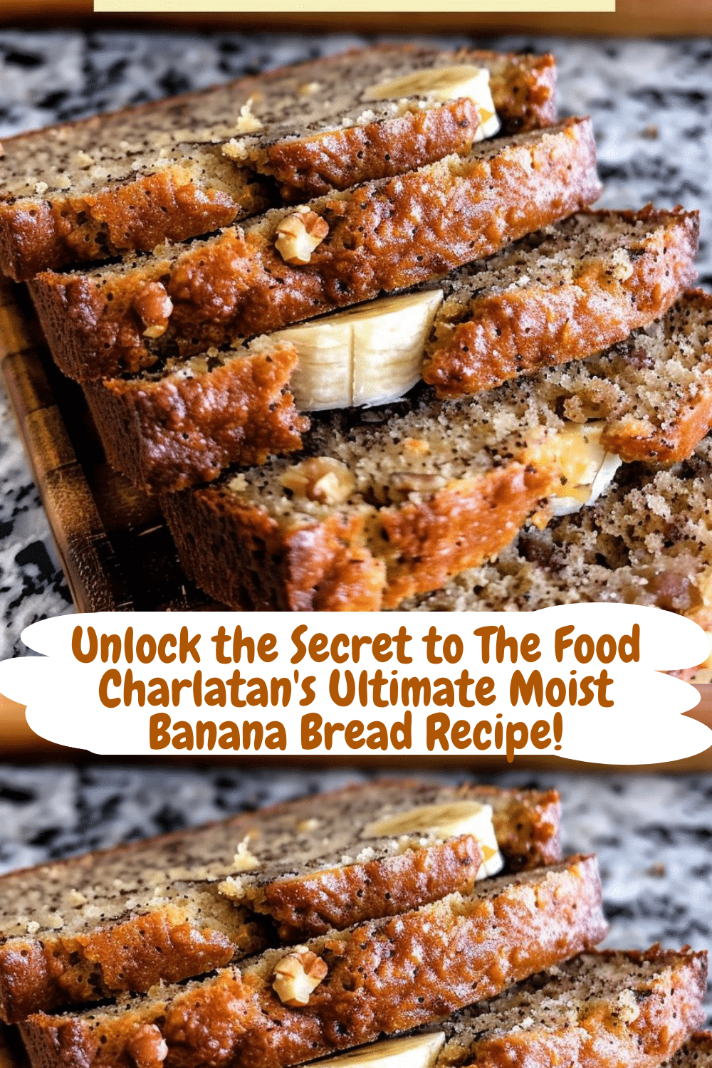 Slice of Heaven Banana Bread Easy Moist Banana Bread Slice from The Food Charlatan