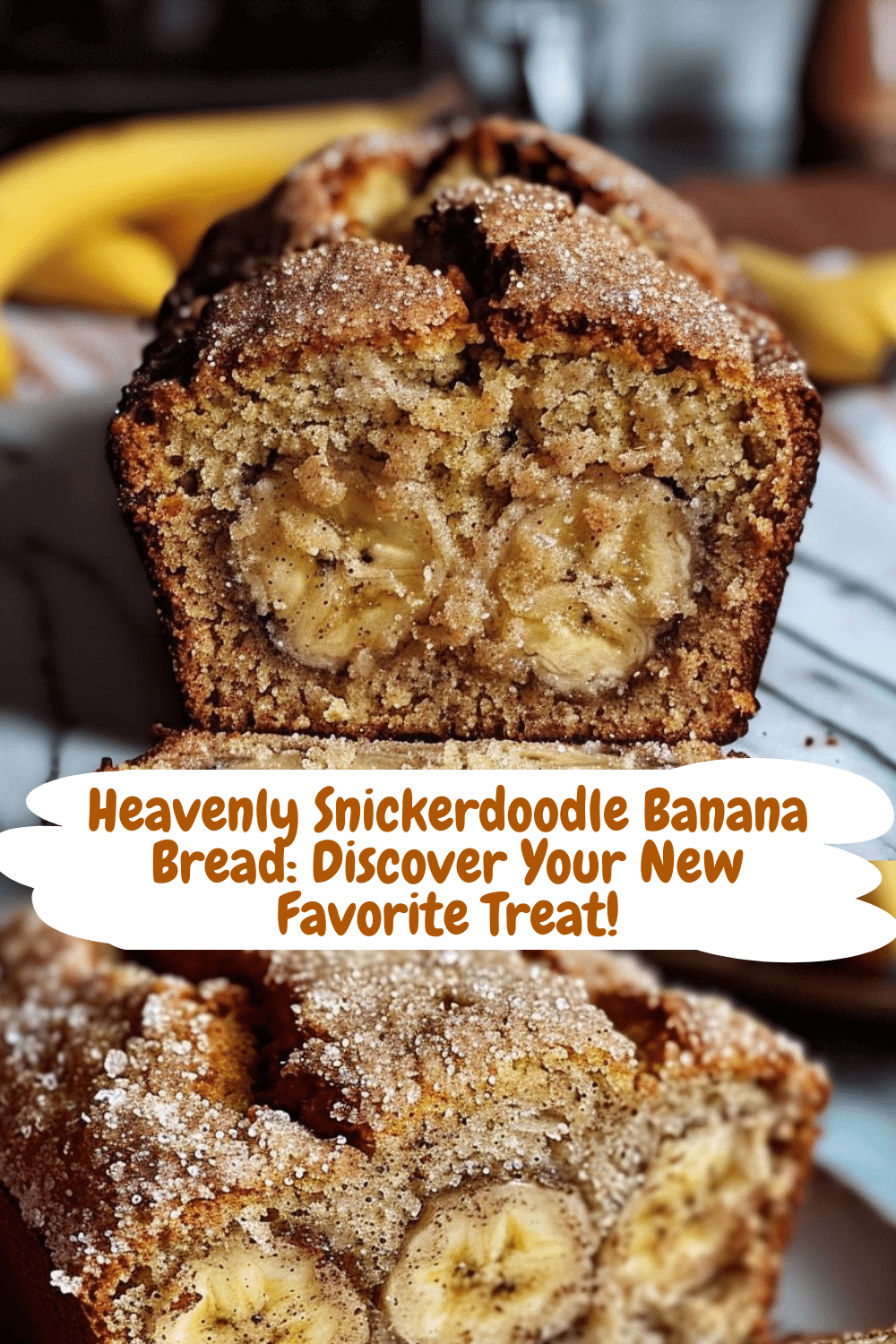 Snickerdoodle Banana Bread Variation Banana Bread Recipe Ideas: Snickerdoodle Flavor Variation