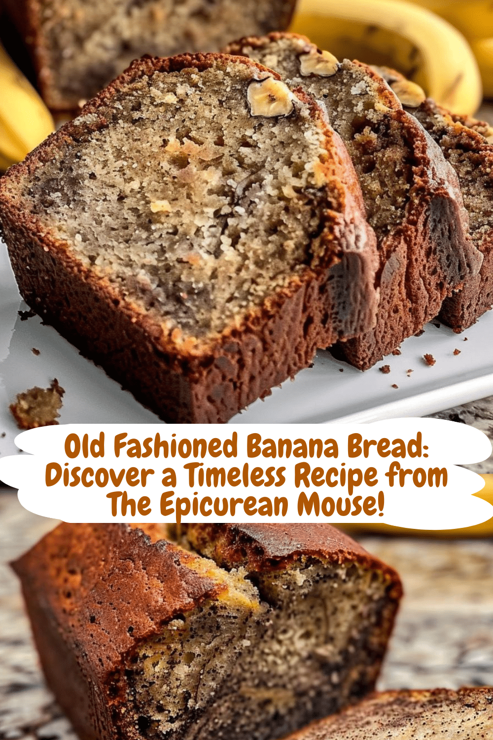 Traditional Homemade Banana Bread Traditional Banana Bread with Eggs and Vanilla Extract