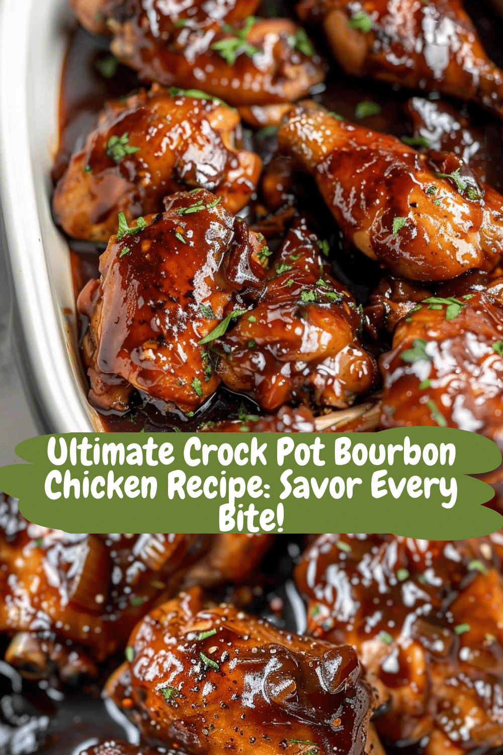Quick Slow Cooker Bourbon Chicken Favorite Bourbon Chicken Slow Cooker recipe ready to serve