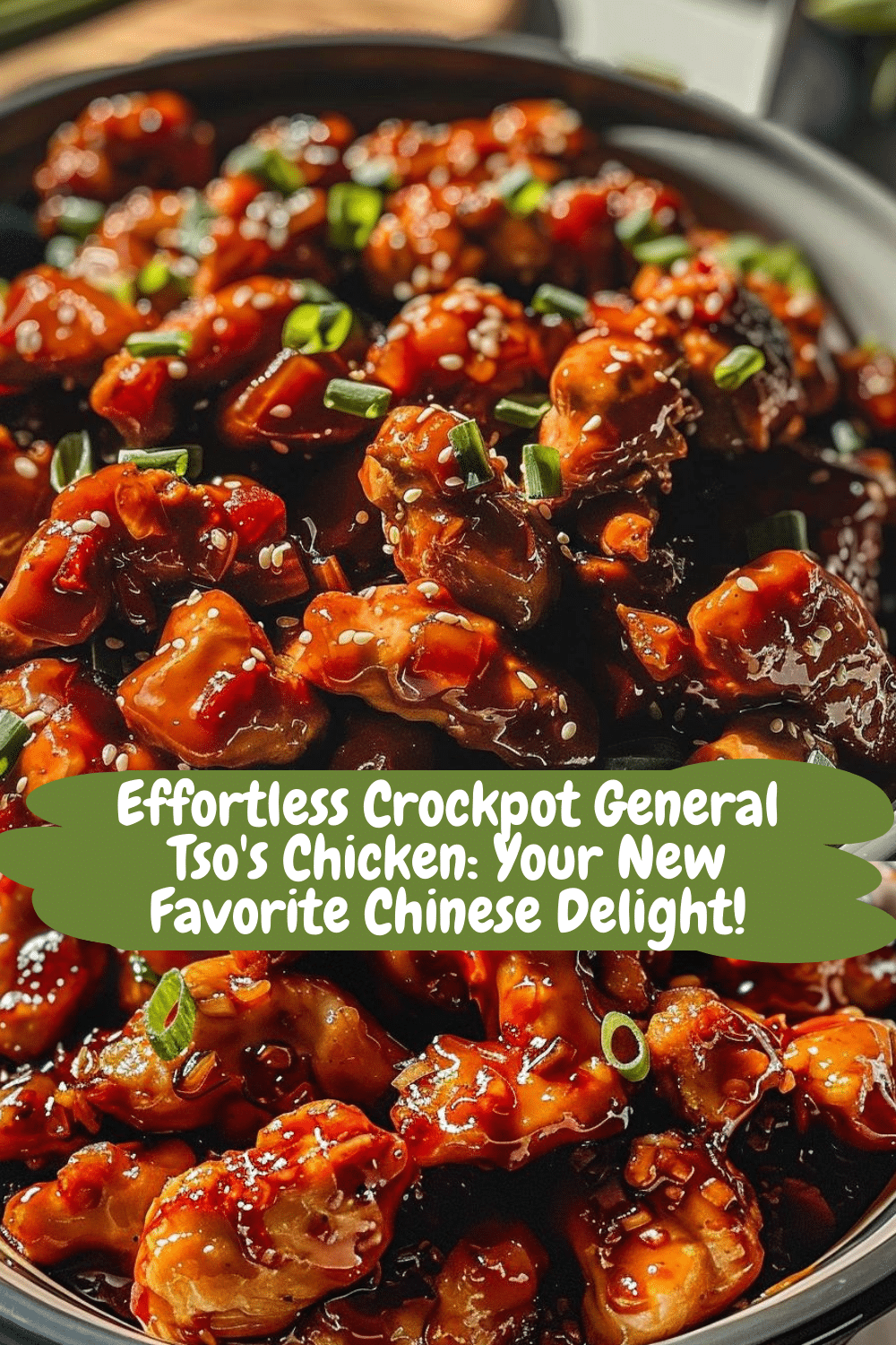 Quick Crockpot General Tso's Dish Quick Crockpot General Tso's Chicken Dish with fresh Asian ingredients