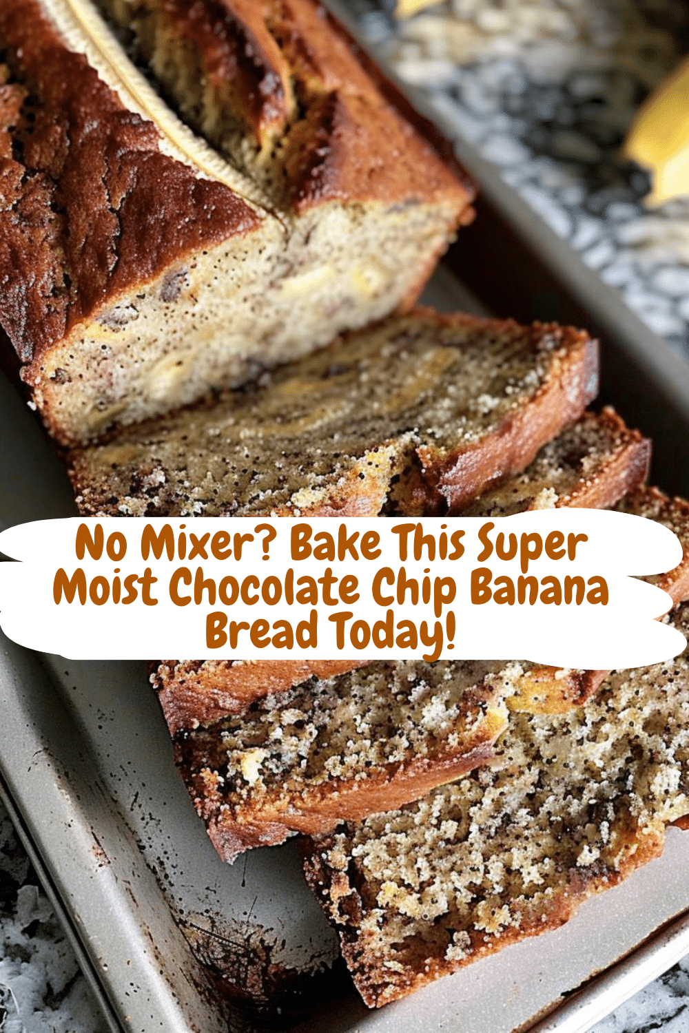 Quick One-Bowl Banana Bread Homemade Super Moist Banana Bread with Chocolate Chips