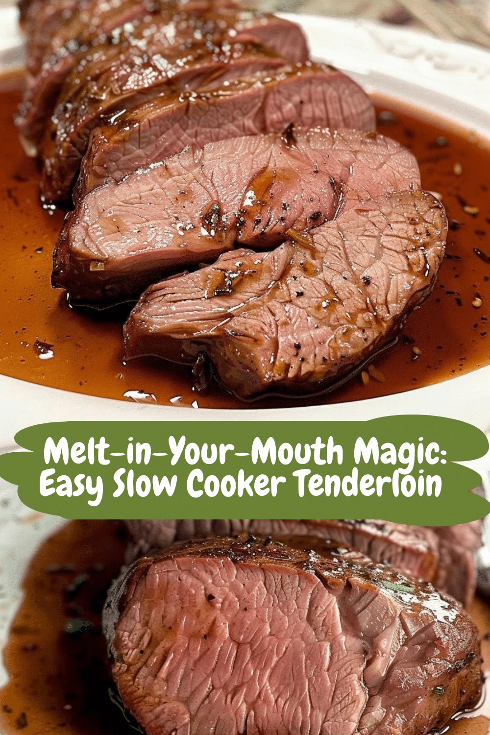 Herb-Infused Slow Cooker Tenderloin Beef Tenderloin Recipe in Slow Cooker with herbs