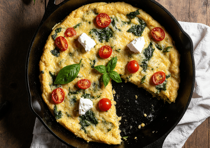 Italian Vegetable Frittata with Feta