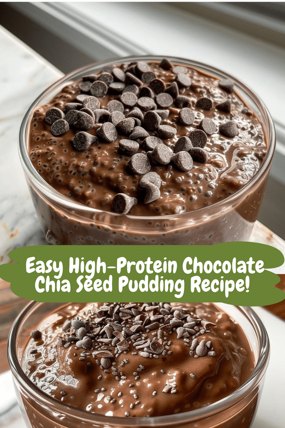 Quick No-Bake Chia Dessert Quick No-Bake High Protein Chia Seed Pudding with Chocolate