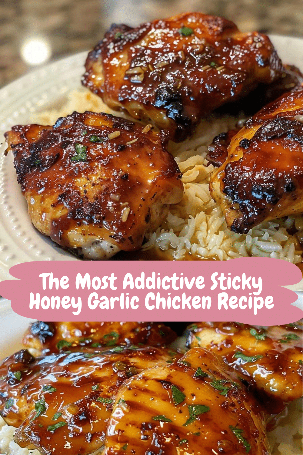 Savory Garlic Honey Chicken Delight Garlic Honey Chicken Meal with Sticky Glaze