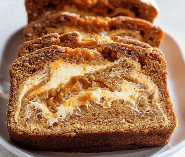 Pumpkin Cream Cheese Bread