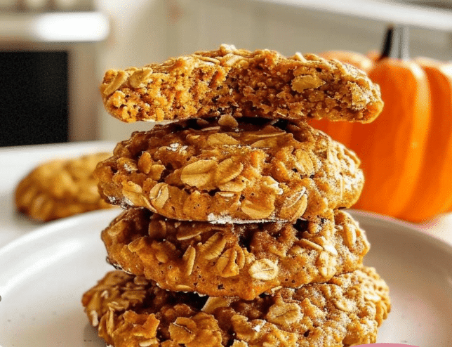 Nutritious Pumpkin Oat Cookies Healthy Pumpkin Oat Cookies
