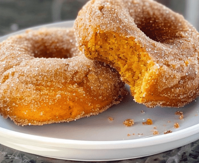 Homemade Pumpkin Spice Donuts Chocolate-Glazed Pumpkin Donuts