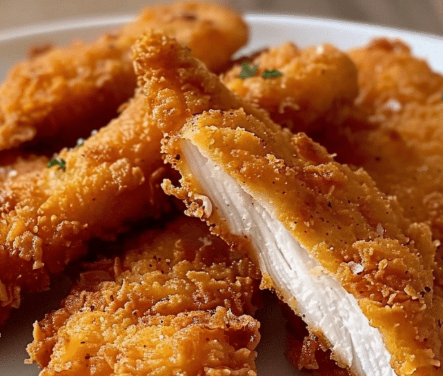 Crispy Air Fryer Chicken Tenders Golden Air Fryer Chicken Strips