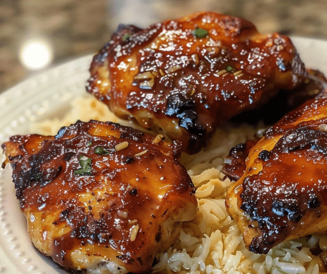 Delicious Sticky Honey Garlic Chicken Sticky Honey Garlic Chicken Recipe