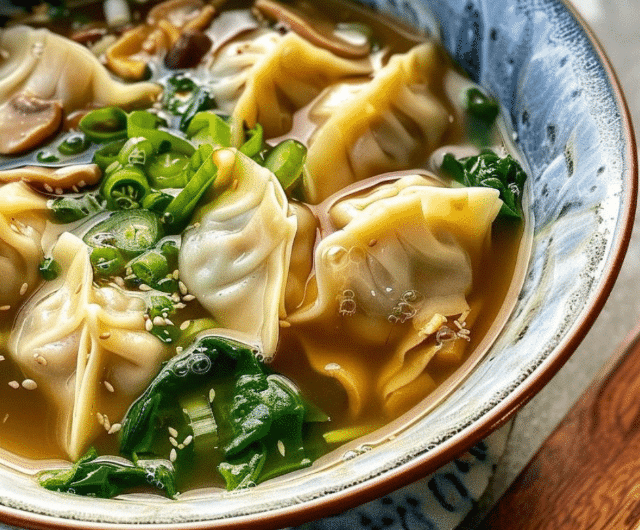 Authentic Gyoza Soup Gyoza Soup (Japanese Dumpling Soup)
