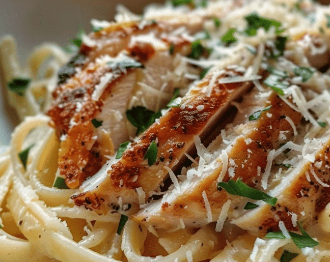 Creamy Garlic Chicken Pasta Delight Garlic Chicken Parmesan Pasta