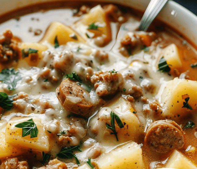 Cozy Italian Sausage Potato Soup Delight Cozy Italian Sausage and Potato Soup