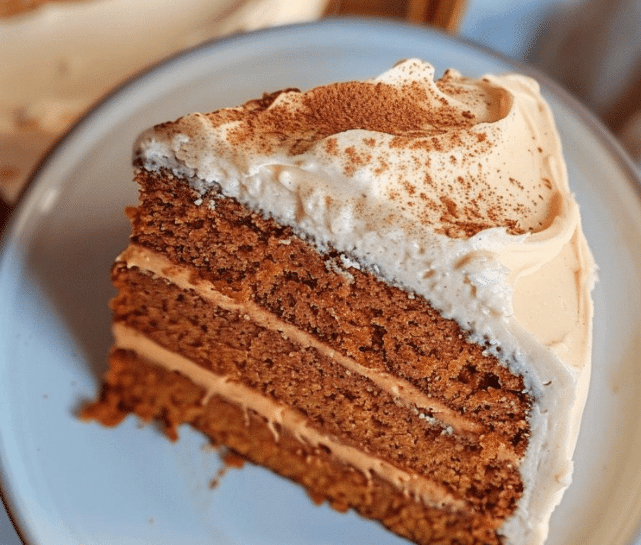 Decorated Pumpkin Spice Cake Pumpkin Spice Cake with Brown Sugar Cream Cheese Frosting