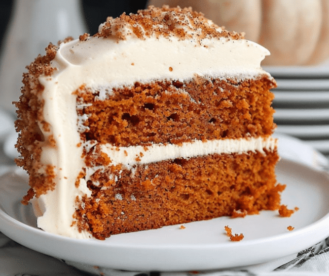 Delicious Pumpkin Cake with Cream Cheese Pumpkin Cake