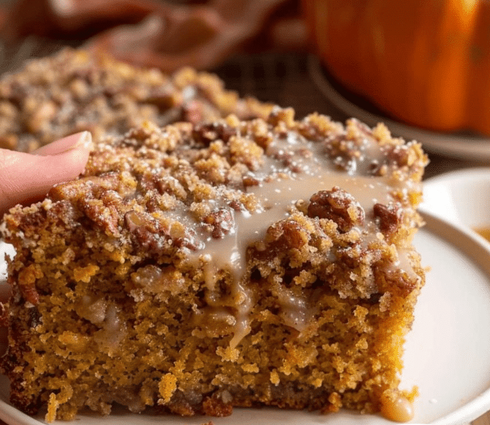 Delicious Pumpkin Streusel Coffee Cake Pumpkin Spice Coffee Cake