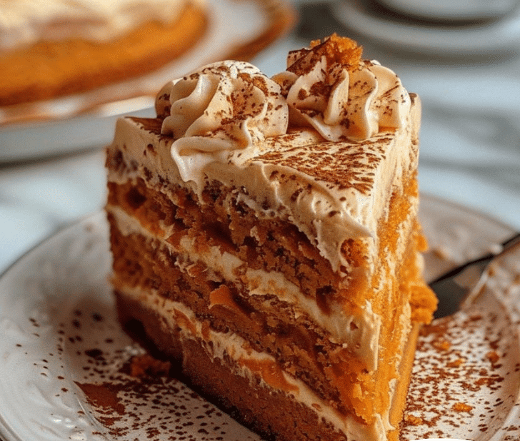 Earthquake Pumpkin Cake