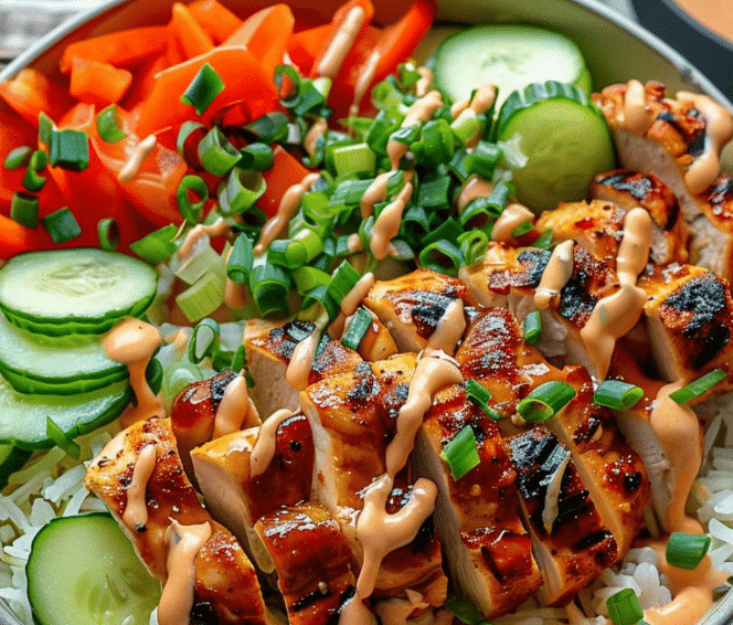Savory Bang Bang Chicken Delight Bang Bang Chicken Bowl