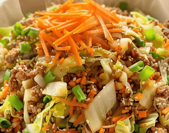 Quick Low-Carb Egg Roll Bowl Easy Egg Roll in a Bowl (Low-Carb Recipe)