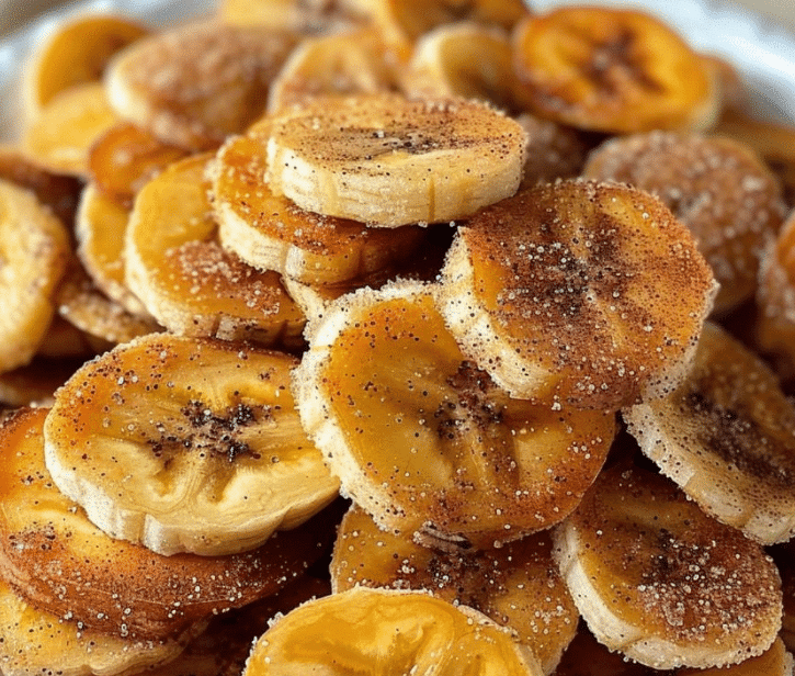 Tasty Cinnamon-Sugar Banana Chips Cinnamon-Sugar Air Fryer Banana Chips