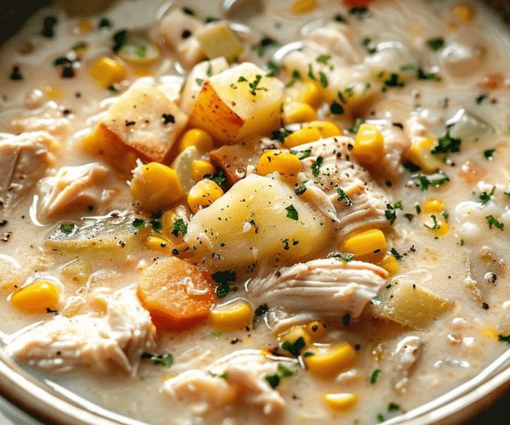 Slow Cooker Chowder with Chicken Crockpot Chicken Corn Chowder